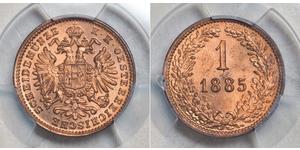 1 Kreuzer Autriche-Hongrie (1867-1918) Cuivre 