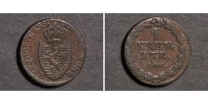 1 Kreuzer Duché de Nassau (1806 - 1866) Cuivre 