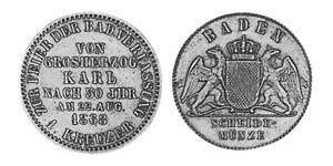 1 Kreuzer Grand-duché de Bade (1806-1918) Cuivre Frédéric Ier de Bade (1826-1907) (1826 - 1907)
