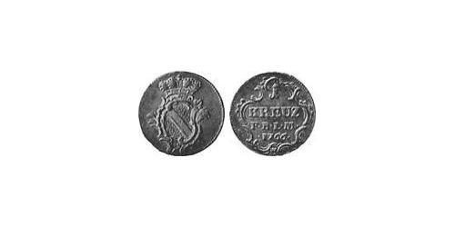 1 Kreuzer Margraviat de Bade-Durlach (1535 - 1771) Cuivre 