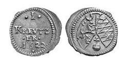 1 Kreuzer Geschichte Bayerns (907 - 1623) Kupfer Maximilian I. (Bayern)(1573 – 1651)