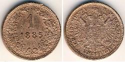 1 Kreuzer Österreich-Ungarn (1867-1918) Kupfer 