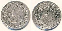 1 Kreuzer Reino de Wurtemberg (1806-1918) Plata 