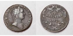 1 Kreuzer Austria Rame Maria Theresa of Austria (1717 - 1780)