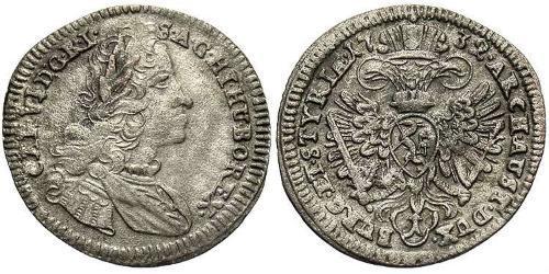 1 Kreuzer Österreich Silber 