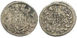 1 Kreuzer Germany Silver 