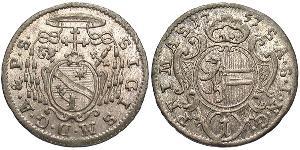 1 Kreuzer Salzburgo (1328 - 1803) Vellón Plata 