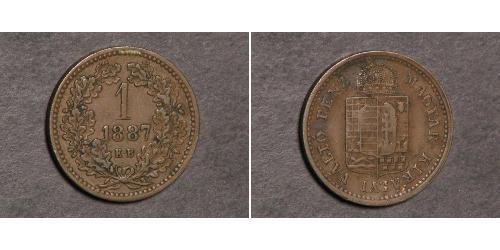 1 Kreuzer Österreich-Ungarn (1867-1918)  Franz Joseph I (1830 - 1916)