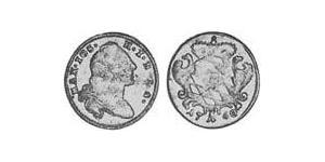 1 Kreuzer Electorate of Bavaria (1623 - 1806) 銀 Maximilian III Joseph, Elector of Bavaria (1727 – 1777)