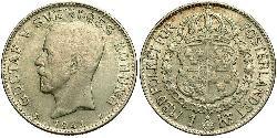 1 Krone Suède Argent Gustave V de Suède (1858 - 1950)