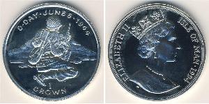 1 Krone Île de Man Argent 