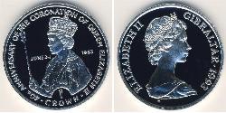 1 Krone Gibraltar (1704 - ) Argento 
