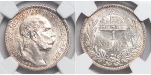 1 Krone Impero austro-ungarico (1867-1918) Argento Franz Joseph I (1830 - 1916)