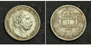 1 Krone Impero austro-ungarico (1867-1918) Argento Franz Joseph I (1830 - 1916)