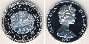 1 Krone Isola di Man Argento 