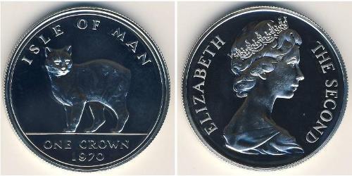 1 Krone Isola di Man Argento 