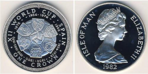 1 Krone Isola di Man Argento 