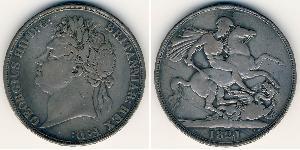 1 Krone Regno Unito  Argento 