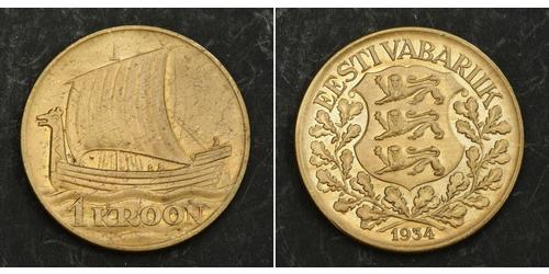 1 Krone Estonia (Republic) (1918 - ) Bronce 