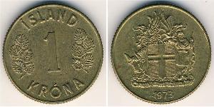 1 Krone Iceland (1944 - ) Bronze 