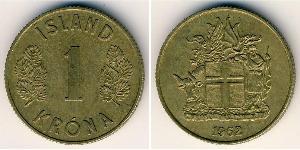 1 Krone Iceland (1944 - ) Bronze 