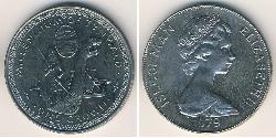 1 Krone Isle of Man Copper/Nickel Elizabeth II (1926-2022)