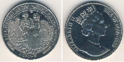 1 Krone Isle of Man Copper/Nickel Elizabeth II (1926-2022)