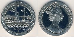 1 Krone Isle of Man Copper/Nickel Elizabeth II (1926-2022)