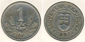 1 Krone Slovakia (1993 - ) Copper/Nickel 