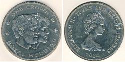 1 Krone Turks and Caicos Islands (1783 - ) Copper/Nickel 