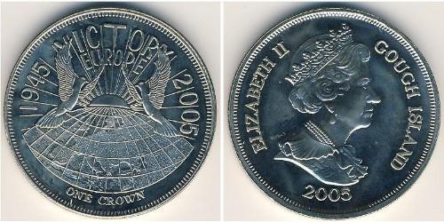 1 Krone  Copper/Nickel Elizabeth II (1926-2022)