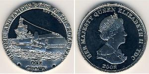 1 Krone Tristan da Cunha (archipel) Cuivre/Nickel Elizabeth II (1926-2022)