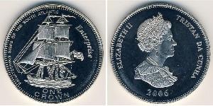 1 Krone Tristan da Cunha (archipel) Cuivre/Nickel 