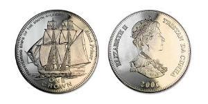 1 Krone Tristan da Cunha (archipel) Cuivre/Nickel Elizabeth II (1926-2022)