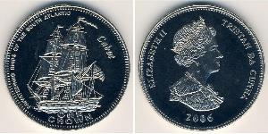 1 Krone Tristan da Cunha (archipel) Cuivre/Nickel Elizabeth II (1926-2022)