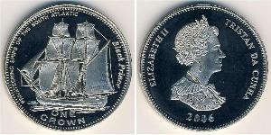 1 Krone Tristan da Cunha (archipel) Cuivre/Nickel Elizabeth II (1926-2022)