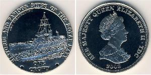 1 Krone Tristan da Cunha (archipel) Cuivre/Nickel Elizabeth II (1926-2022)