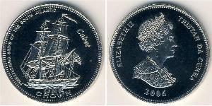 1 Krone Tristan da Cunha (archipel) Cuivre/Nickel Elizabeth II (1926-2022)