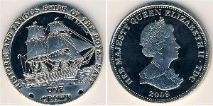 1 Krone Tristan da Cunha (archipel) Cuivre/Nickel Elizabeth II (1926-2022)