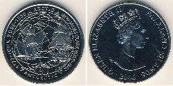 1 Krone Falklandinseln Kupfer Elizabeth II (1926-2022)
