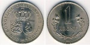 1 Krone Grönland (1721 - ) Kupfer/Nickel 