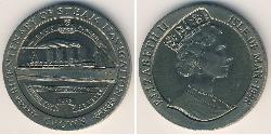 1 Krone Isle of Man Kupfer/Nickel Elizabeth II (1926-2022)