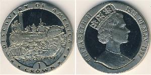 1 Krone Isle of Man Kupfer/Nickel 