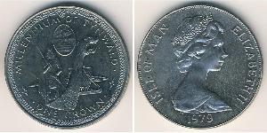 1 Krone Isle of Man Kupfer/Nickel Elizabeth II (1926-2022)
