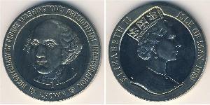 1 Krone Isle of Man Kupfer/Nickel Elizabeth II (1926-2022)
