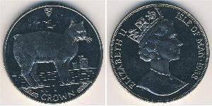 1 Krone Isle of Man Kupfer/Nickel Elizabeth II (1926-2022)