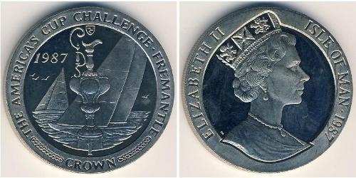 1 Krone Isle of Man Kupfer/Nickel Elizabeth II (1926-2022)