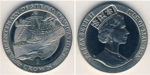 1 Krone Isle of Man Kupfer/Nickel Elizabeth II (1926-2022)