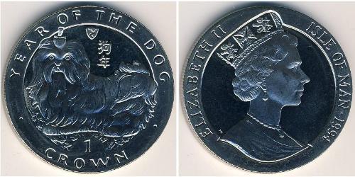 1 Krone Isle of Man Kupfer/Nickel 