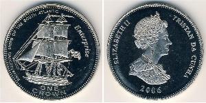 1 Krone Tristan da Cunha Kupfer/Nickel Elizabeth II (1926-2022)